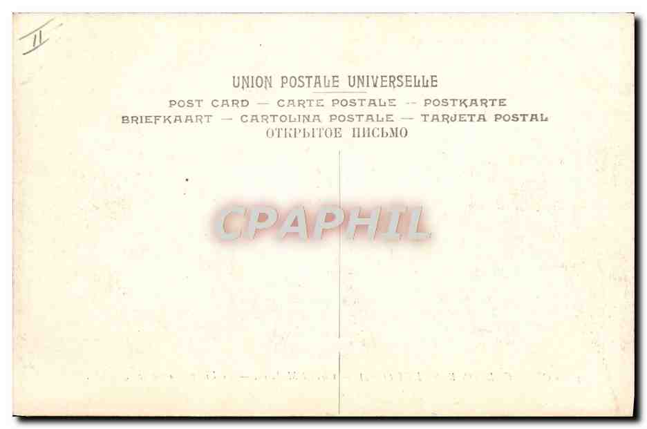 CPA Automobile Circuit d'Auvergne Coupe Gordon Bennett 1905 Circuit Michelin Le virage du cratere — Rückseite