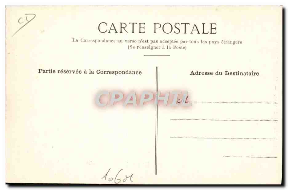 CPA Automobile Edmond sur sa 90 chevaux Renault Freres — Rückseite