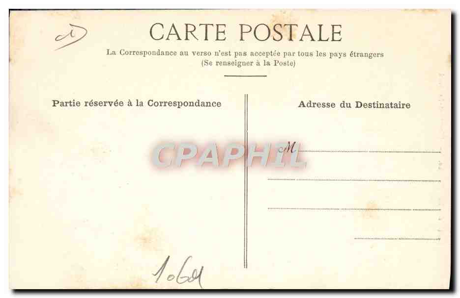 CPA Automobile Stead sur sa 96 chevaux Richard Brasier  — Rückseite