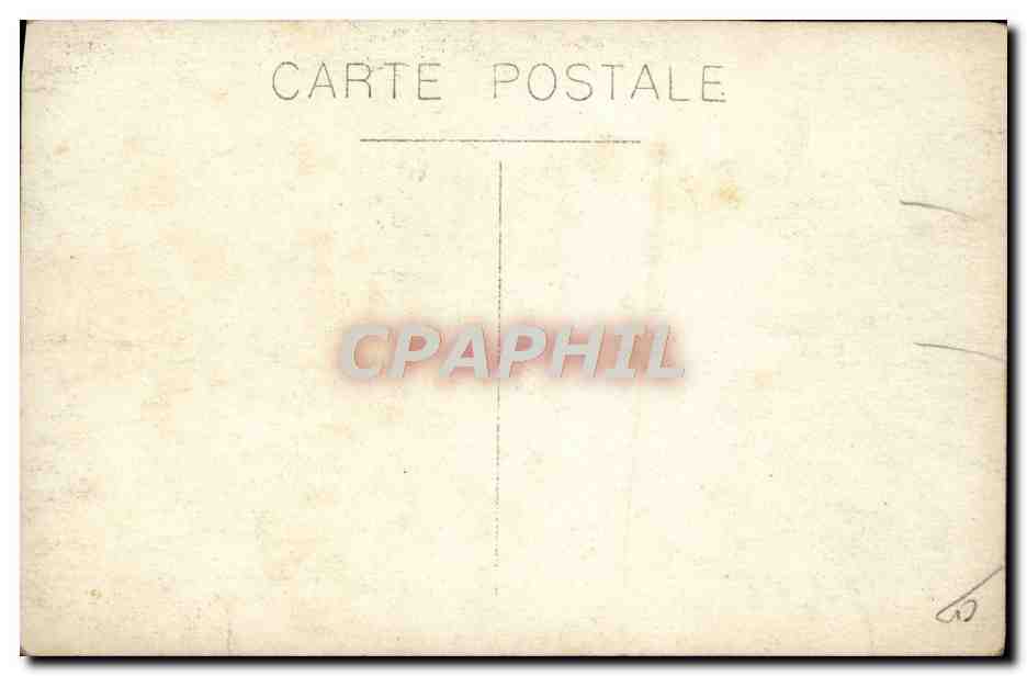CARTE PHOTO Automobile  — Rückseite