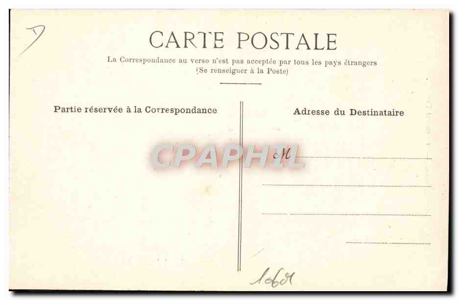 CPA Automobile H Farman sur sa 120 chevaux Panhard Levassor  — Rückseite