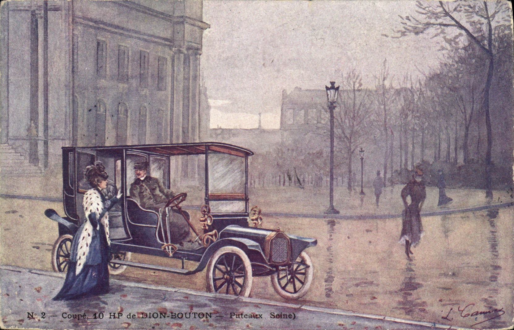 Coupé 10 HP de DION-BOUTON — Puteaux Seine — L. Cammas