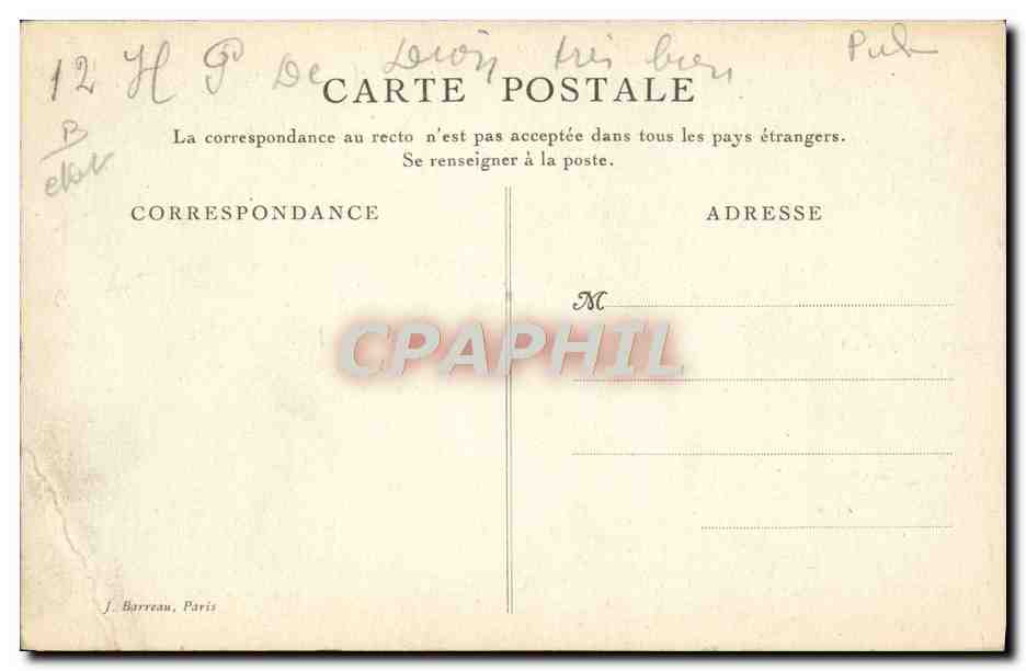 Mr & Mme Alexandre-Robinne — dans leur 10 HP de Dion-Bouton — J. Barreau, Paris — Reverso