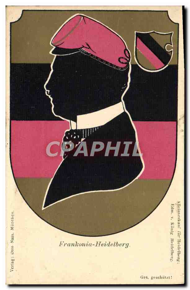 CPA Illustrateur Frankonia Heildeberg