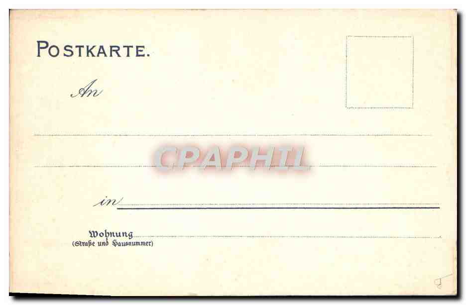 CPA Illustrateur Frankonia Heildeberg — Rückseite