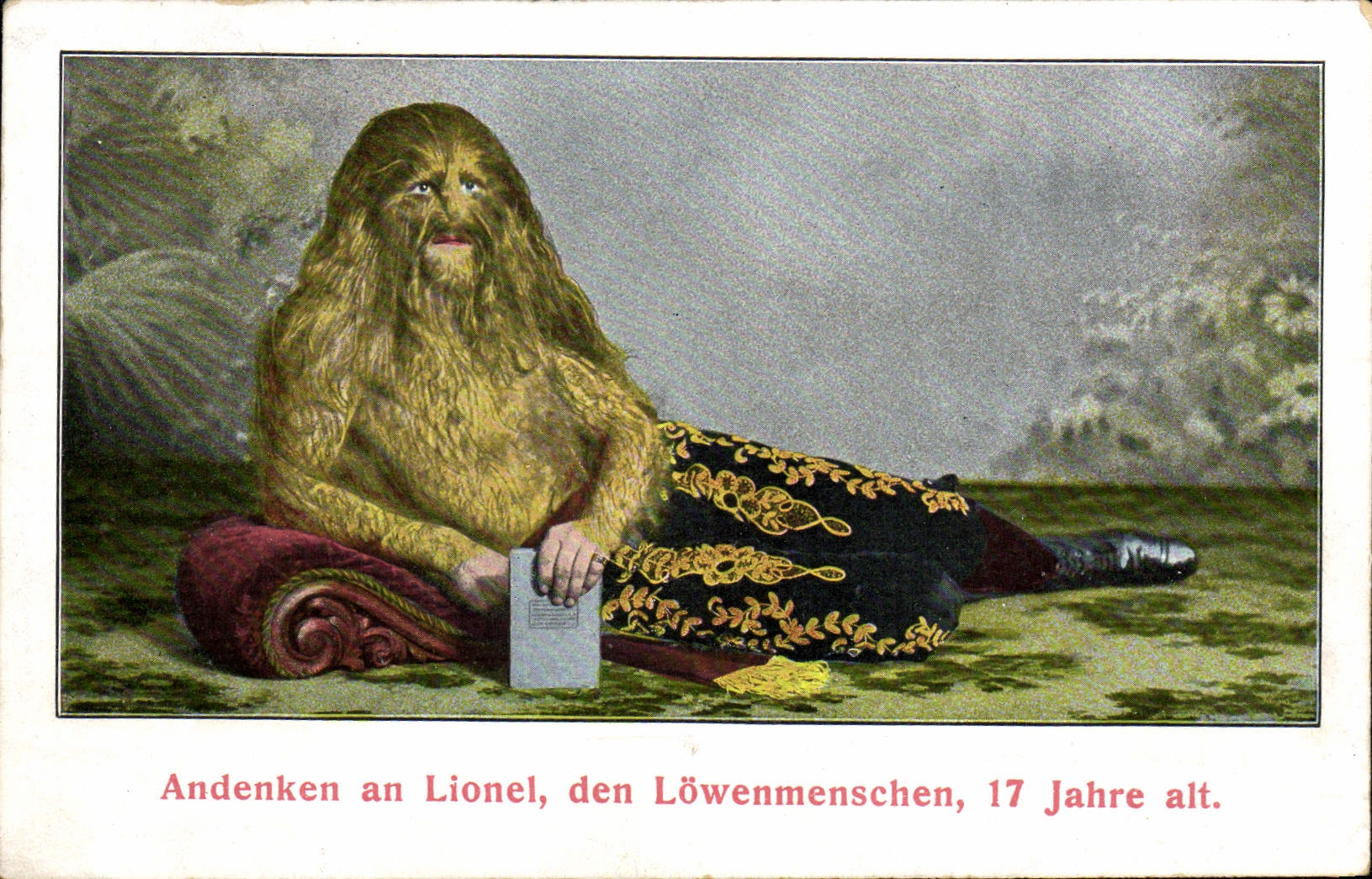 Lionel, le « Léonemnés » — 17 ans — carte postale souvenir