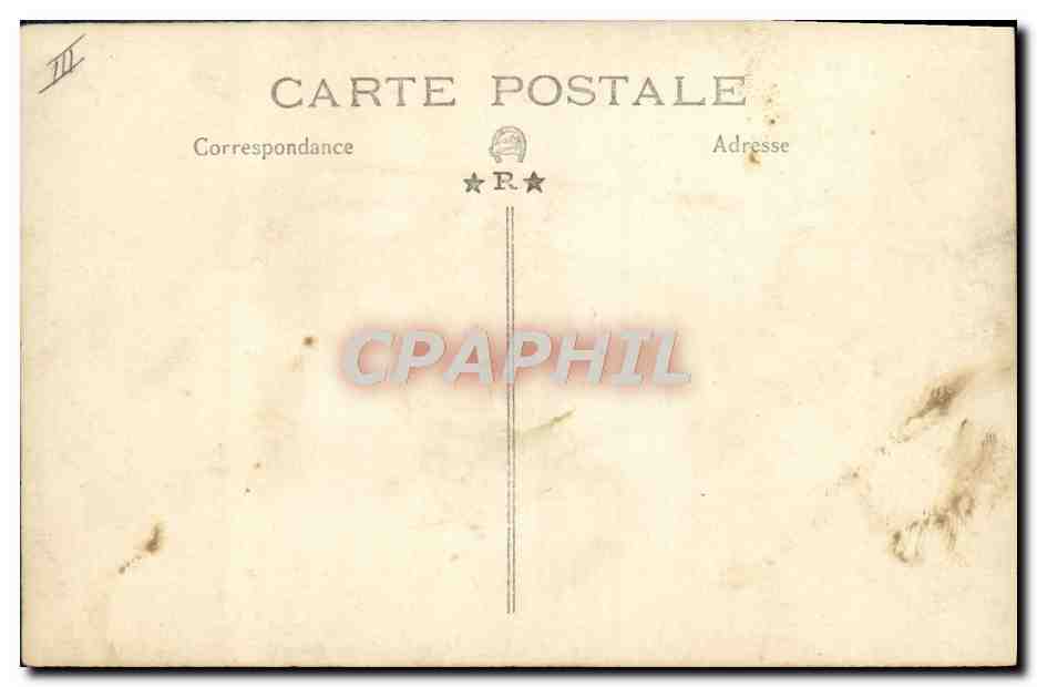 CARTE PHOTO Fantaisie Avion Aviation Paris New York — Rückseite