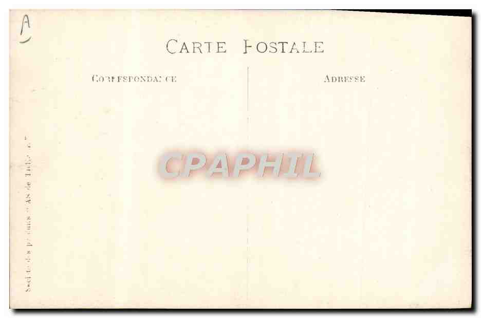 CPA Fantaisie Avion Aviation Homme Vichy Aviation — Back
