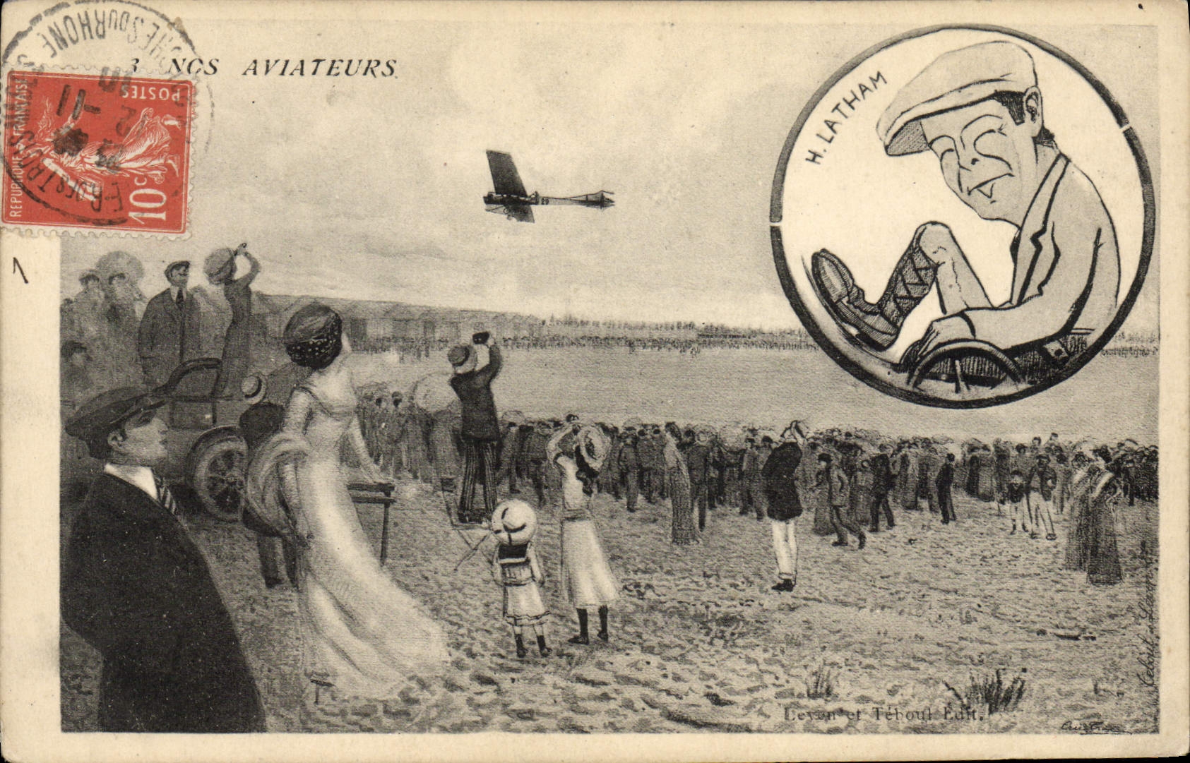 CPA Fantaisie Avion Aviation Latham