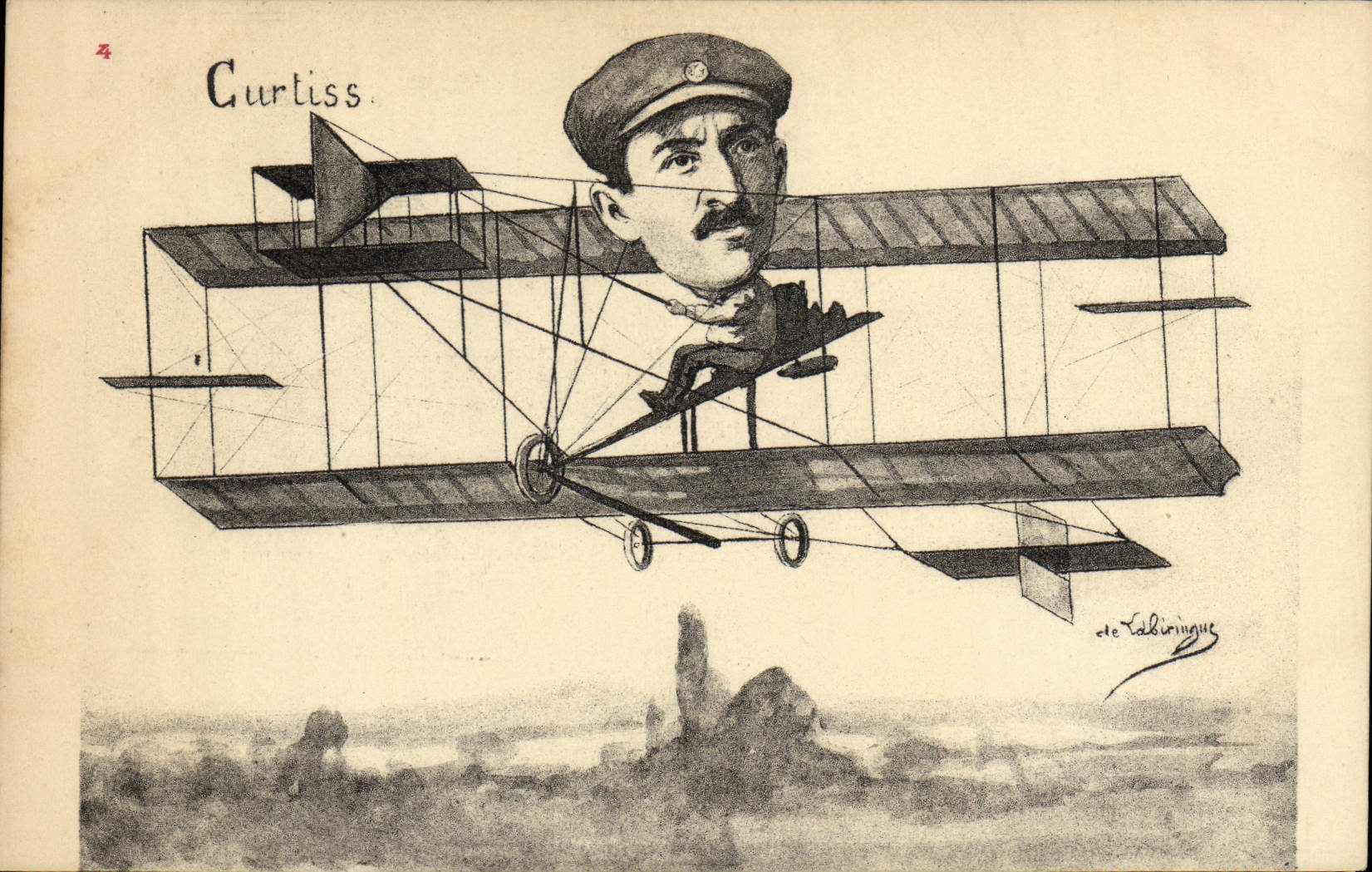 CPA Fantaisie Avion Aviation Curtiss