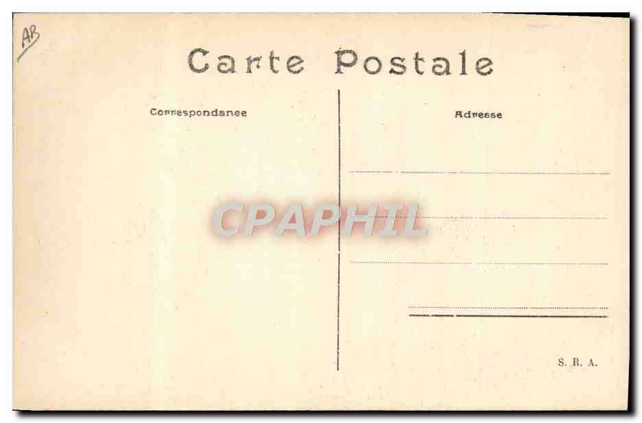 CPA Fantaisie Avion Aviation Caricature Bleriot — Rückseite