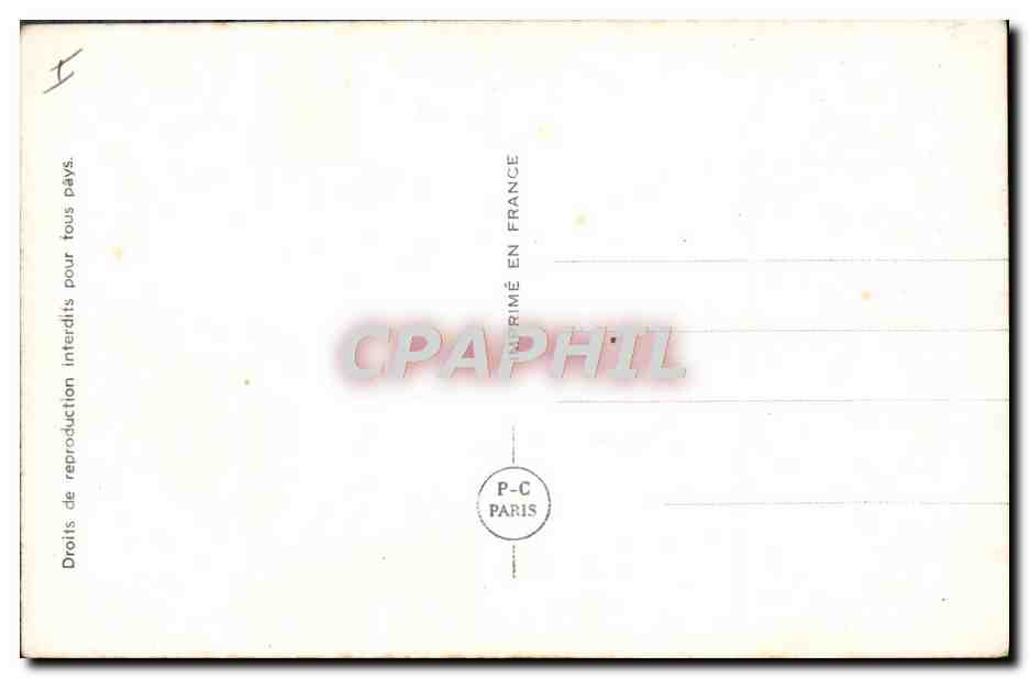 CPA Fantaisie Avion Aviation Homme Femme — Verso