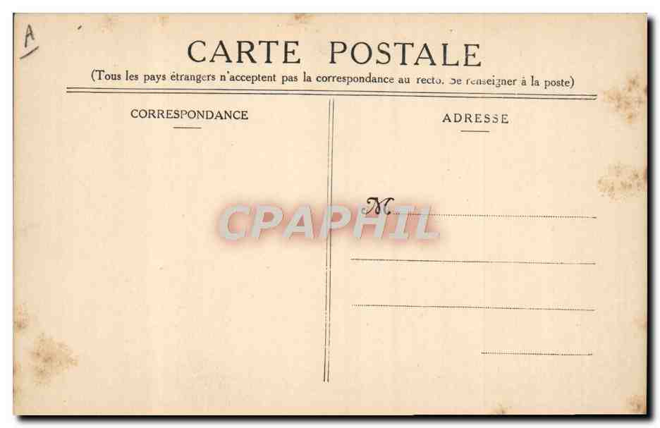CPA Avion Aviation Aerodrome a Buc Appareil militaire Serie F — Rückseite