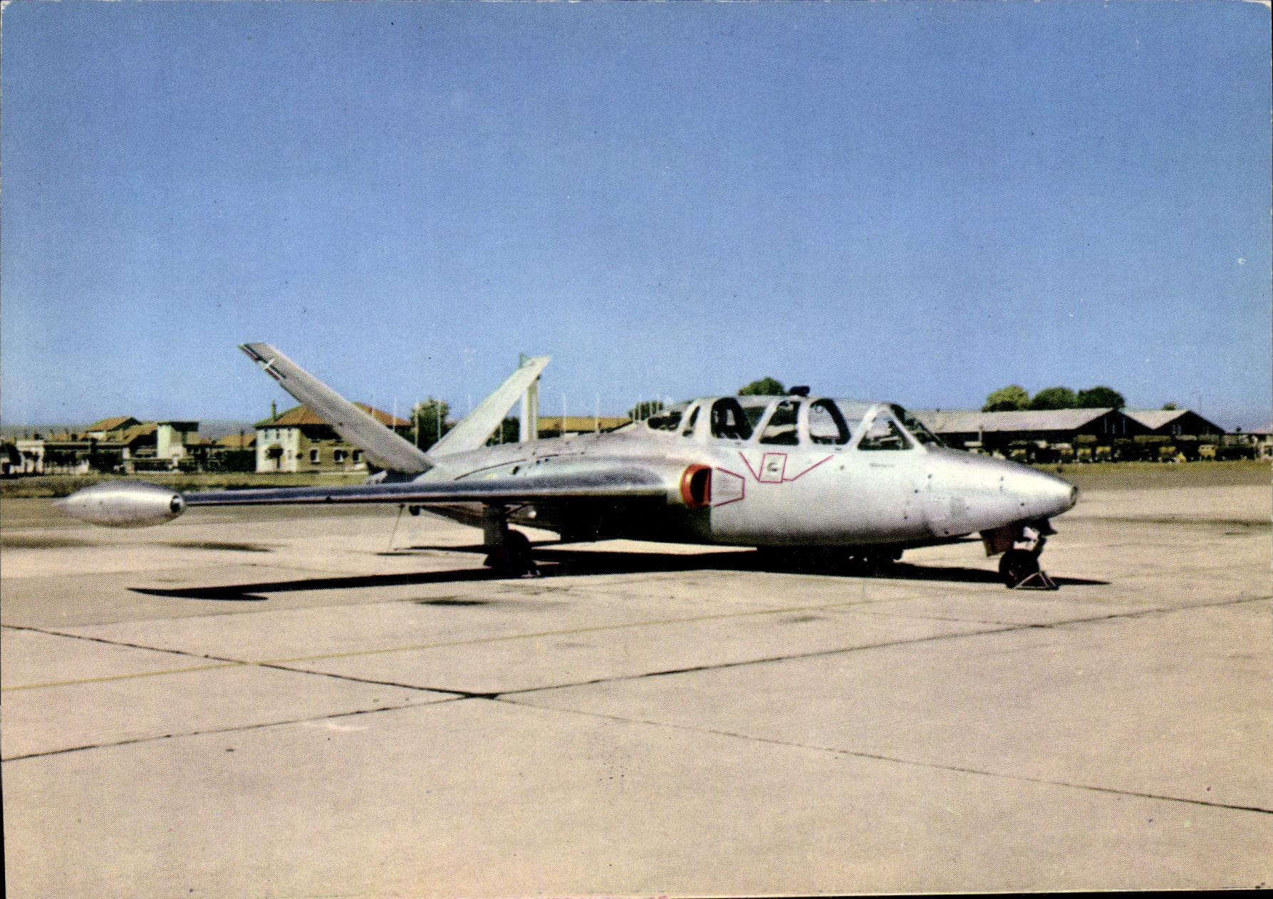 CPM Avion Aviation Potez Fouga Magister CM 170 Biplace leger d'entrainement 