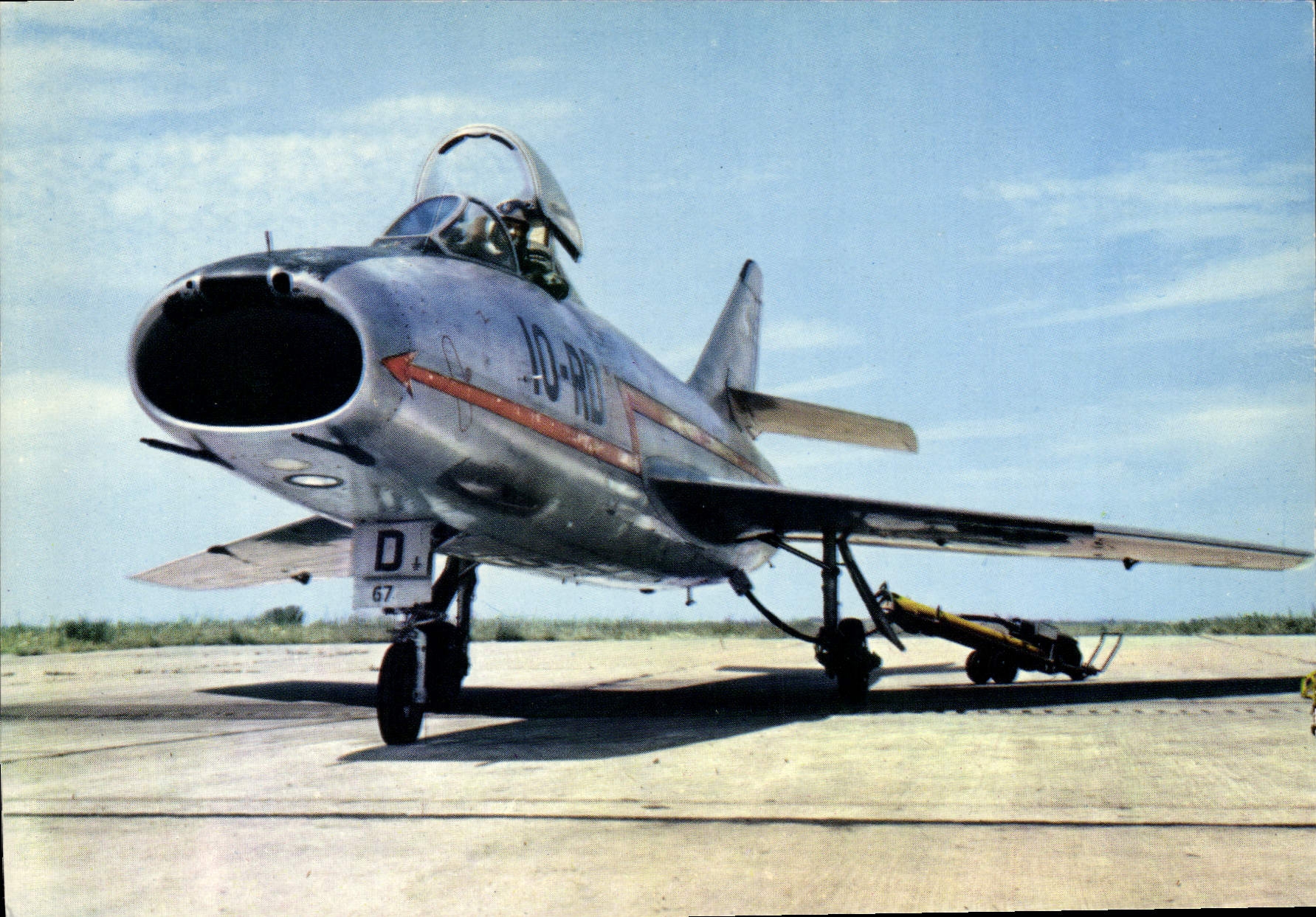 CPM Avion Aviation GAM Dassault Super Mystere Monoplace d'interception