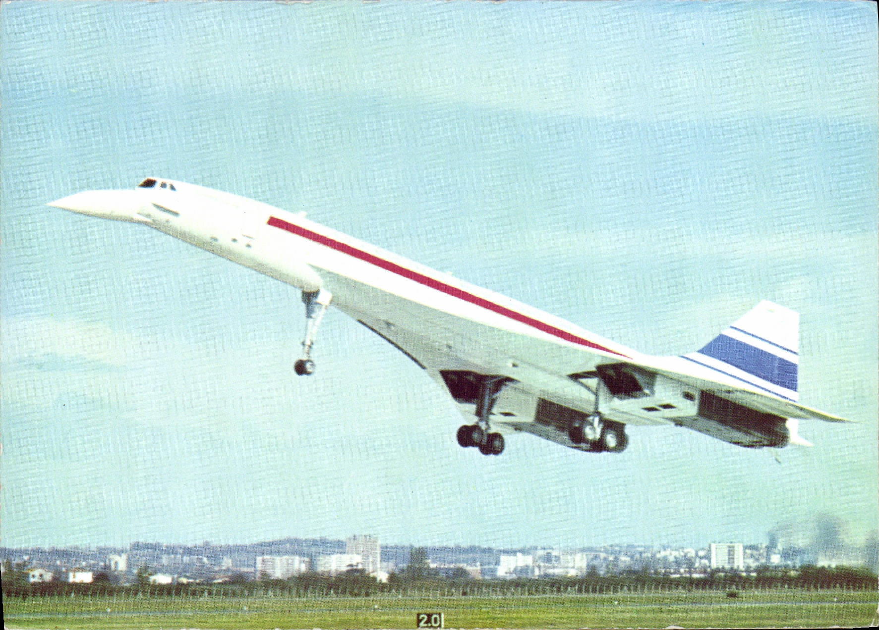 CPM Avion Aviation Concorde 2 mars 1969