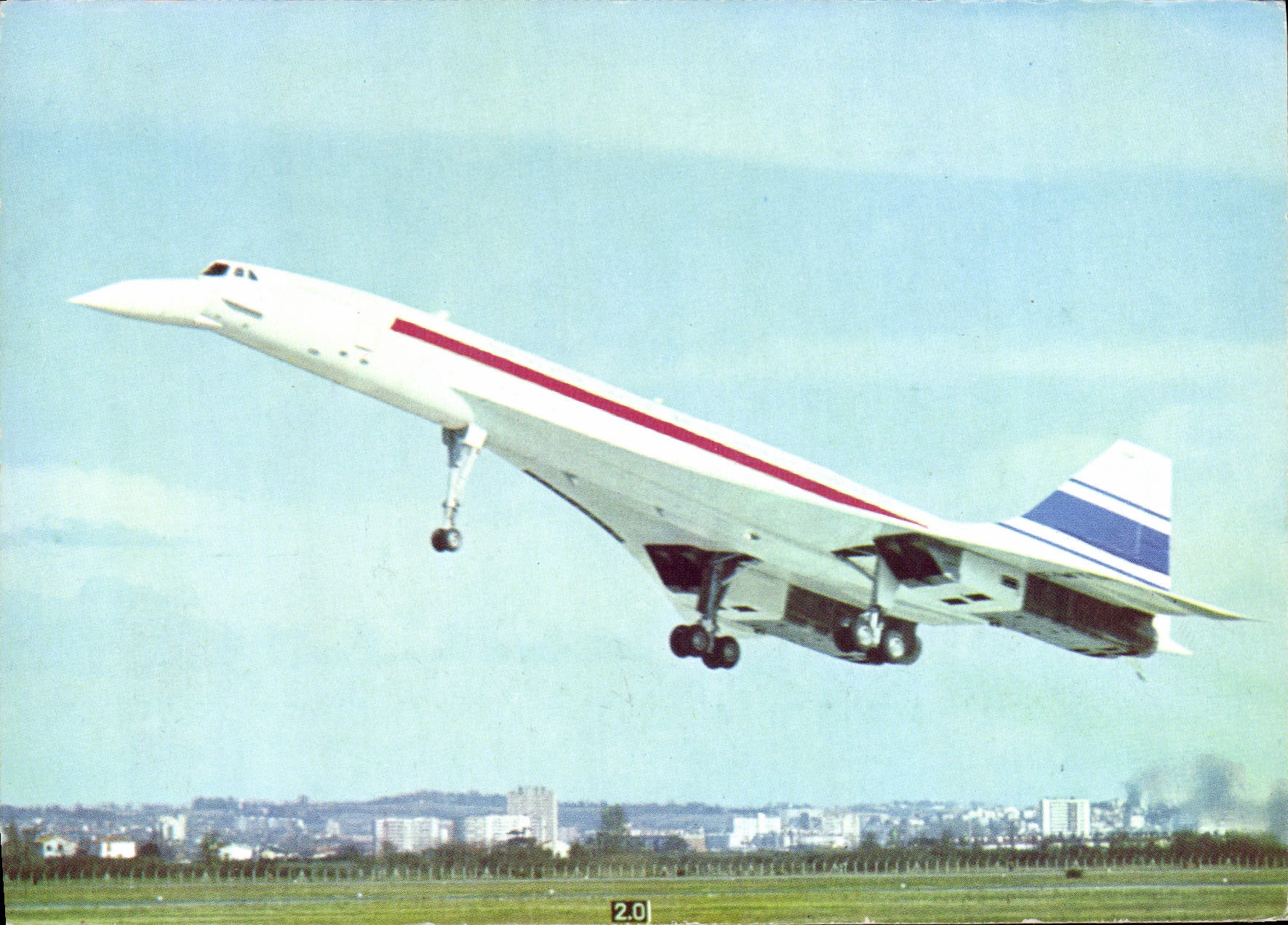 CPM Avion Aviation Concorde 2 mars 1969