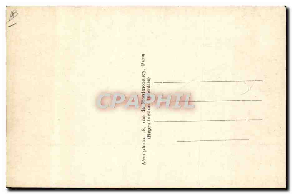CPA Avion Aviation Aeromaritime Avion de bombardement Liore Olivier 840 CV — Back