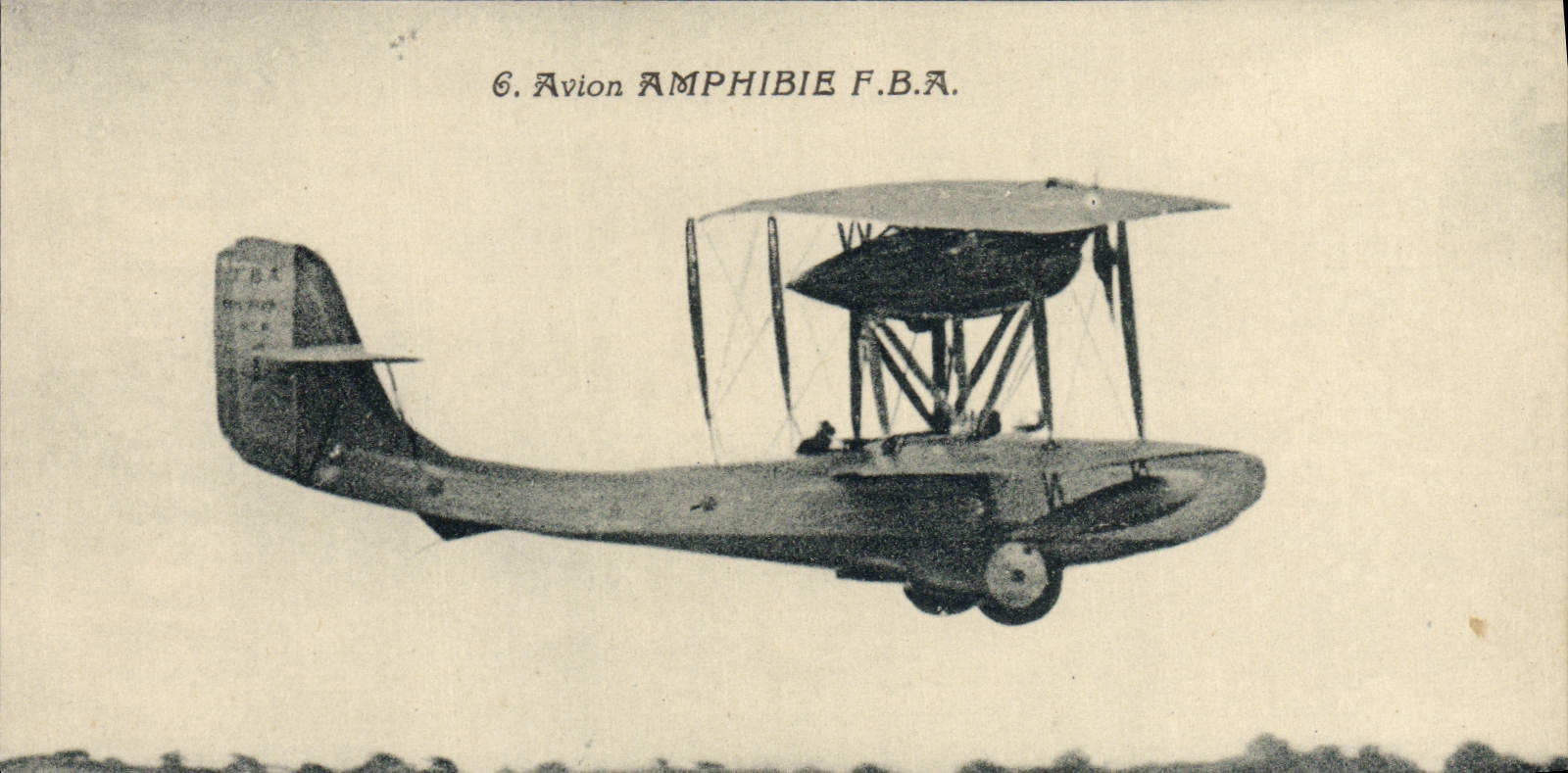 CPA Avion Aviation Avion Amphibie FBA Hydravion