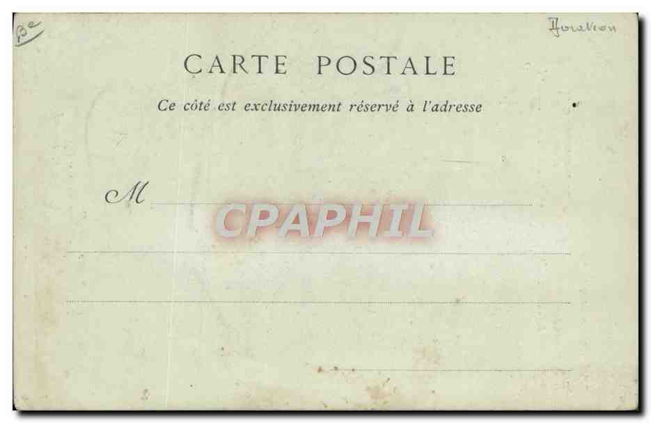 CPA Avion Aviation Dirigeable Zeppelin Prix Henry Deutsch Paris Tour Eiffel Santos Dumont — Rückseite