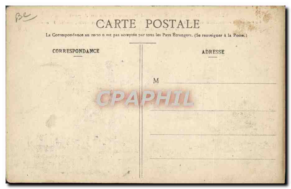 CPA Avion Aviation Dirigeable allemand Parseval pris au depart Zeppelin  — Rückseite