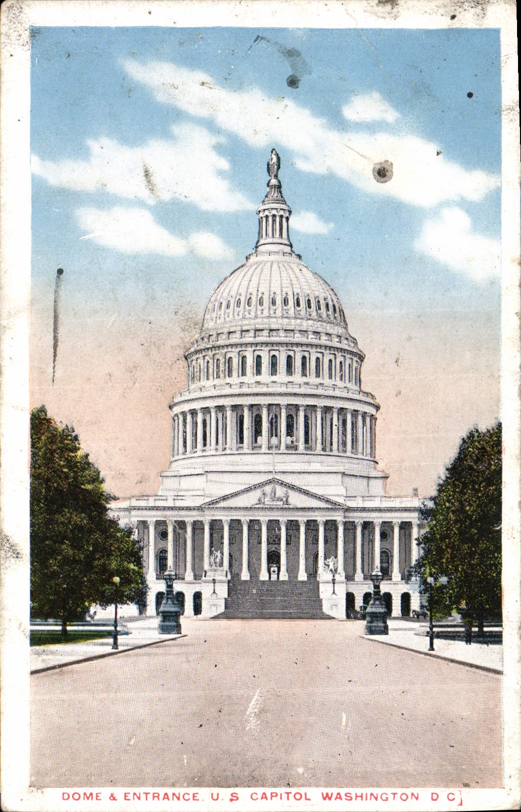 CPA Dome Entrance Us Capitol Washington DC