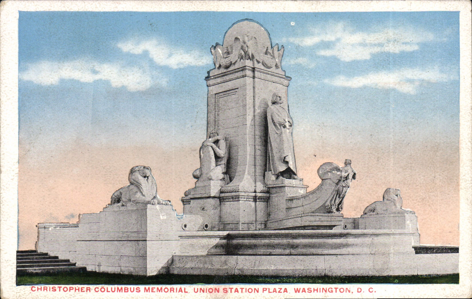CPA Christopher Columbus Memrial Union Station Plaza Washington 