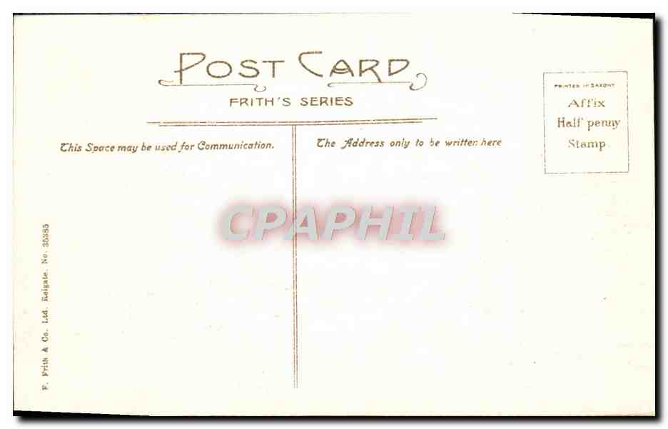 Windsor Castle, Lower Ward and St. George's Chapel — Frith's Series, No. 30385 — Verso