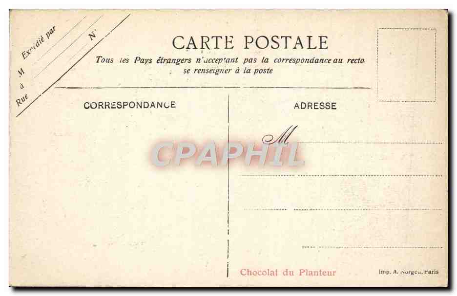 CPA Italie La Cathedrale De Palerme — Rückseite