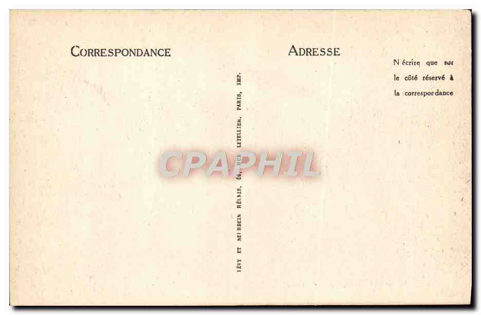 CPA Meknes Grande Fontaine El Kedime — Back