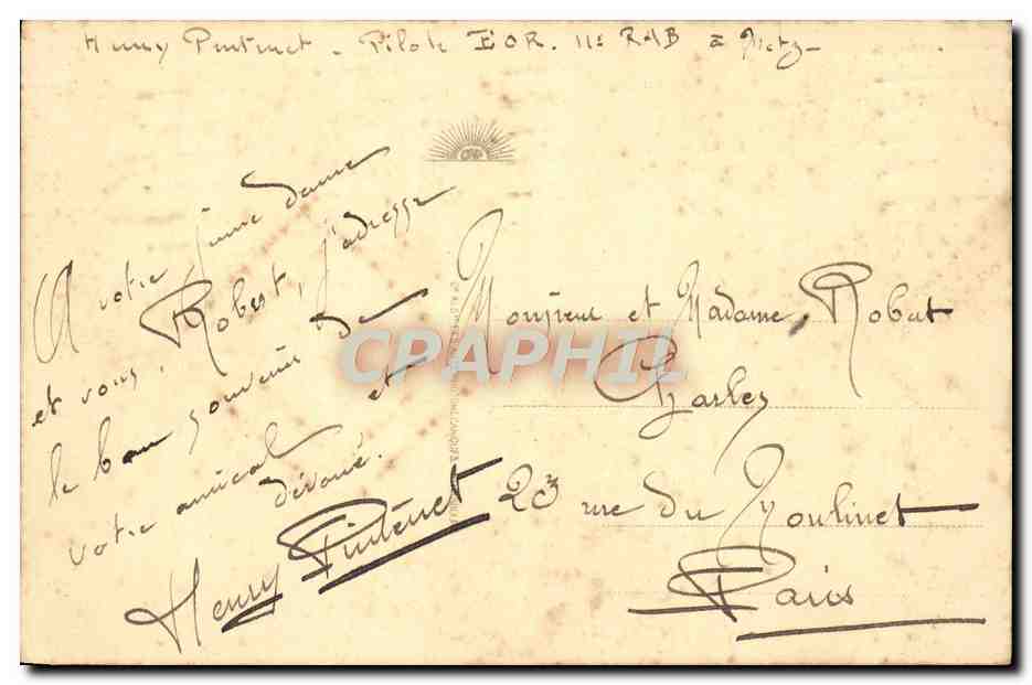 CPA Metz Vue Generale Vers le Mont St Quentin — Rückseite
