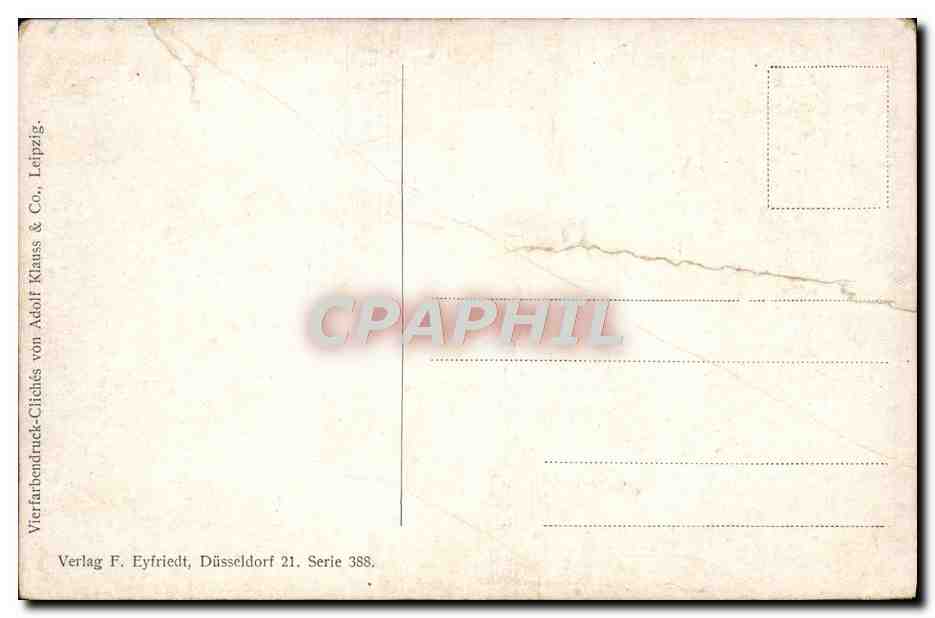 CPA Zeppelin Kommt Dirigeable — Rückseite