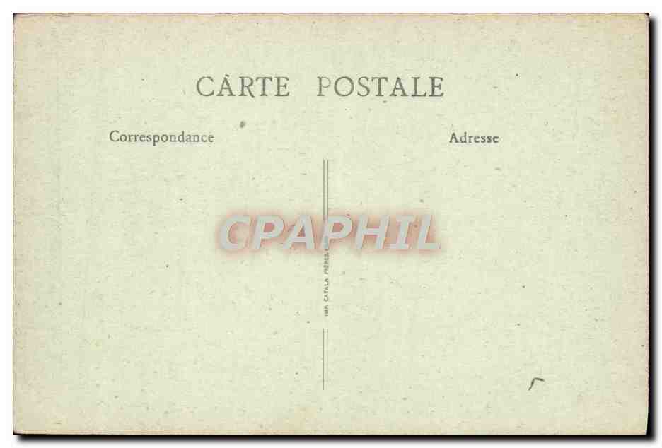 CPA Saint Etienne Place Marengo Bassin des Cygnes — Rückseite