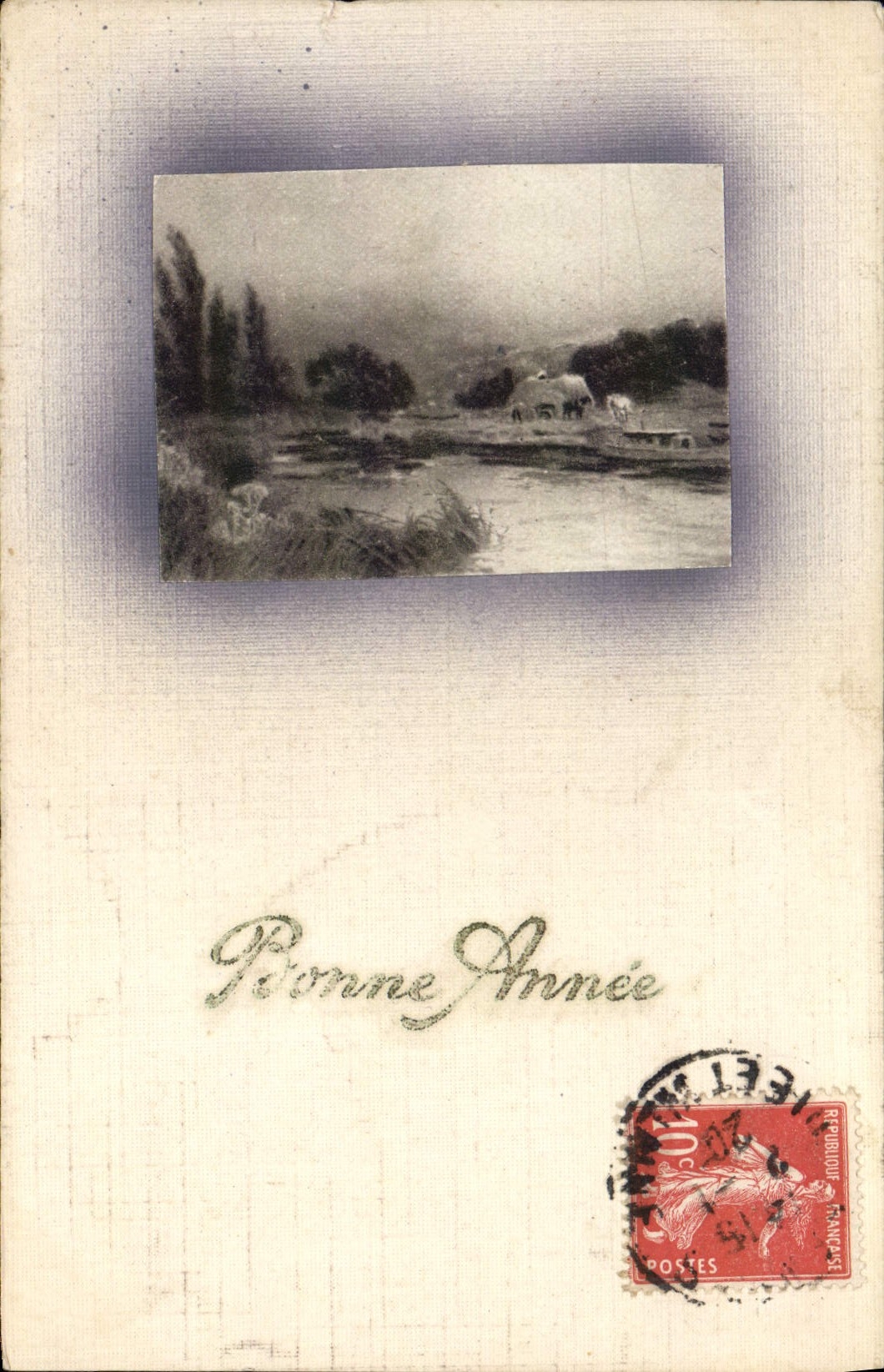 CPA Bonne annee