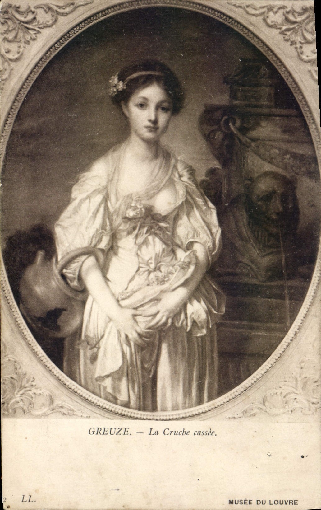 Greuze — La Cruche cassée — Musée du Louvre