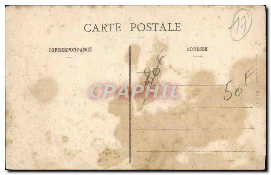 CPA Ile de Re Mariee Rhetaise Folklore  — Verso
