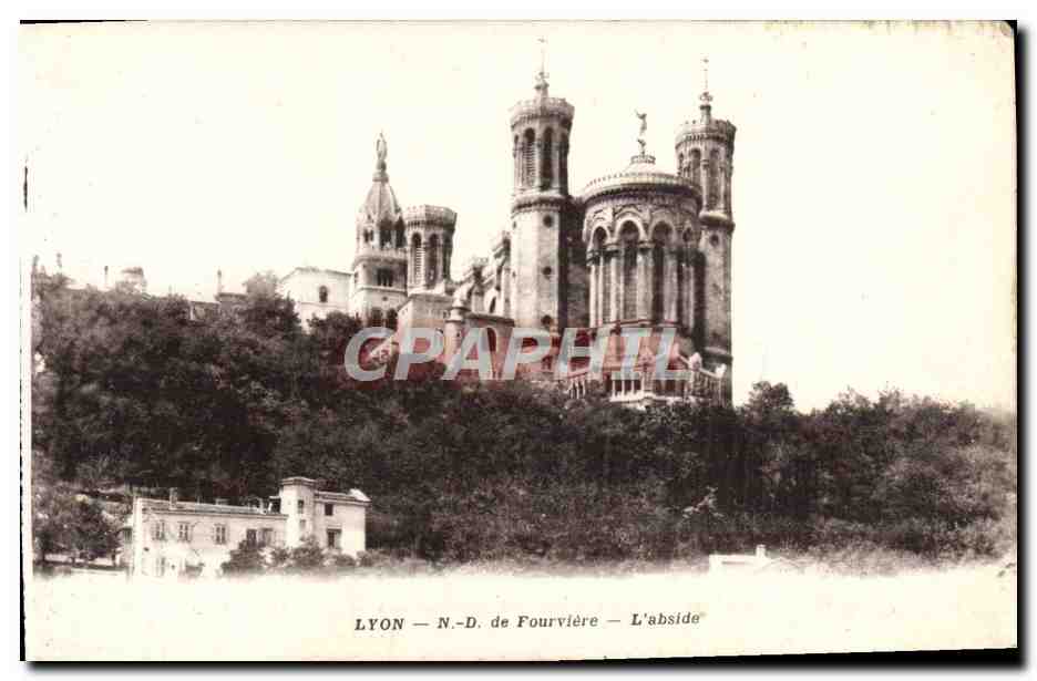 CPA Lyon Notre Dame de Fourviere L'abside
