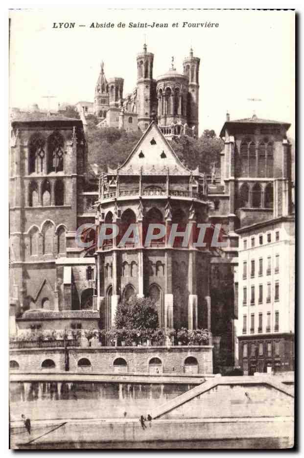 CPA Lyon Abside de Saint Jean et Fourviere