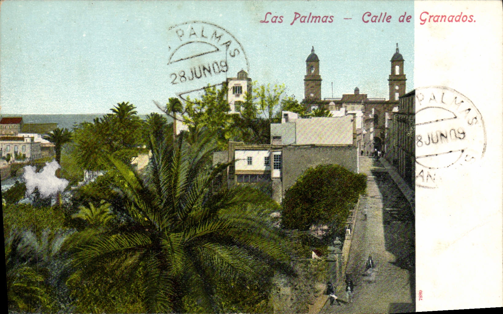 CPA Las Palmas Calle de Granados