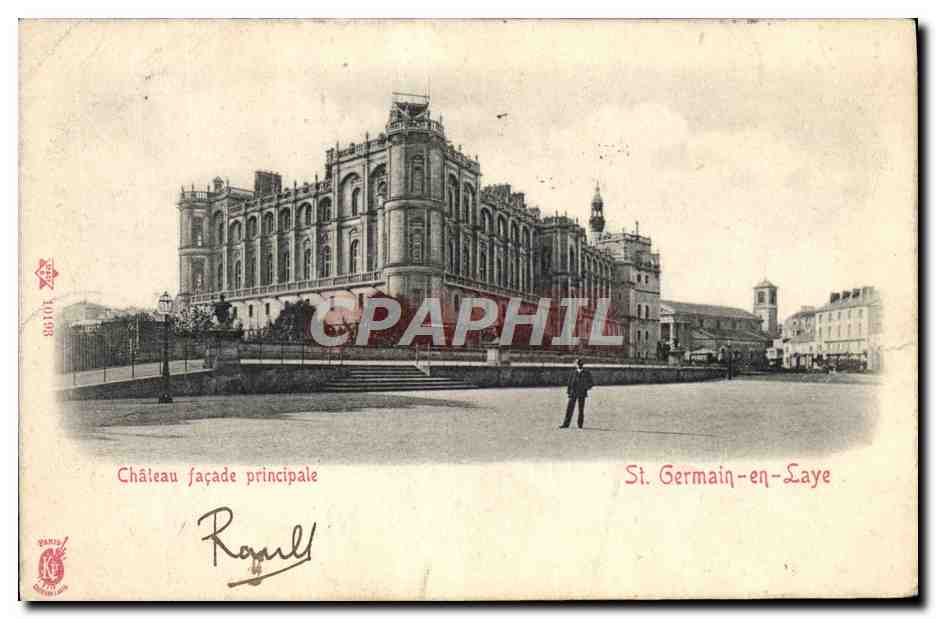 Château façade principale — St. Germain-en-Laye — éditeur Raul