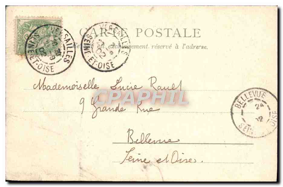 Château façade principale — St. Germain-en-Laye — éditeur Raul — Reverso