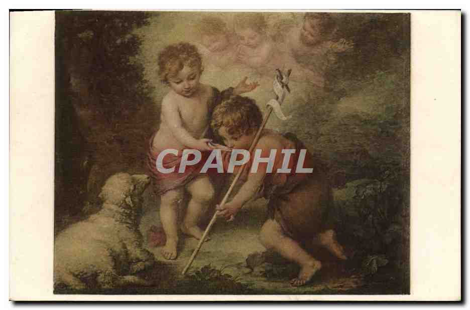 CPA Enfants Agneau 