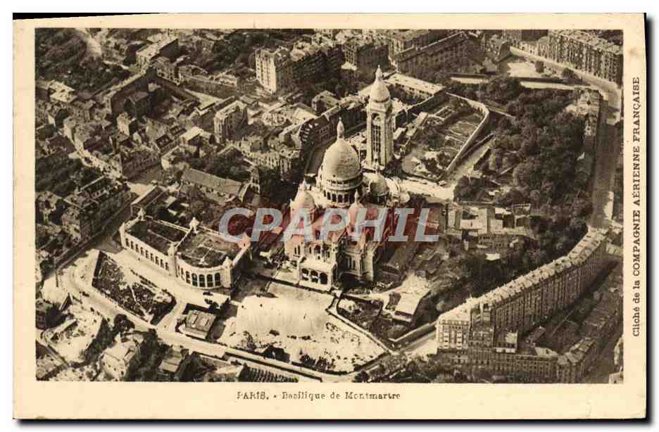 CPA Paris Basilique De Montmartre