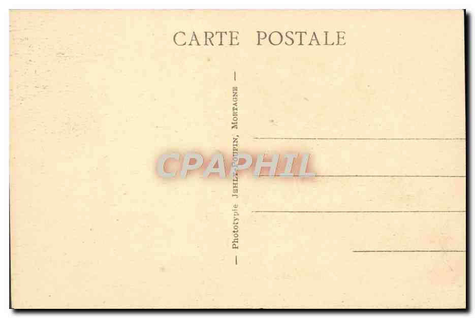 Les Sables-d'Olonne (Vendée) — Le Port — Éditeur : Jehlza-Poupin, Montagne — Verso