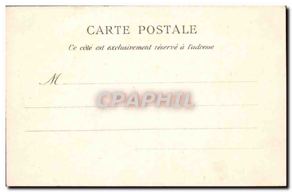 CPA Bordeaux Monument Des Girondins — Verso