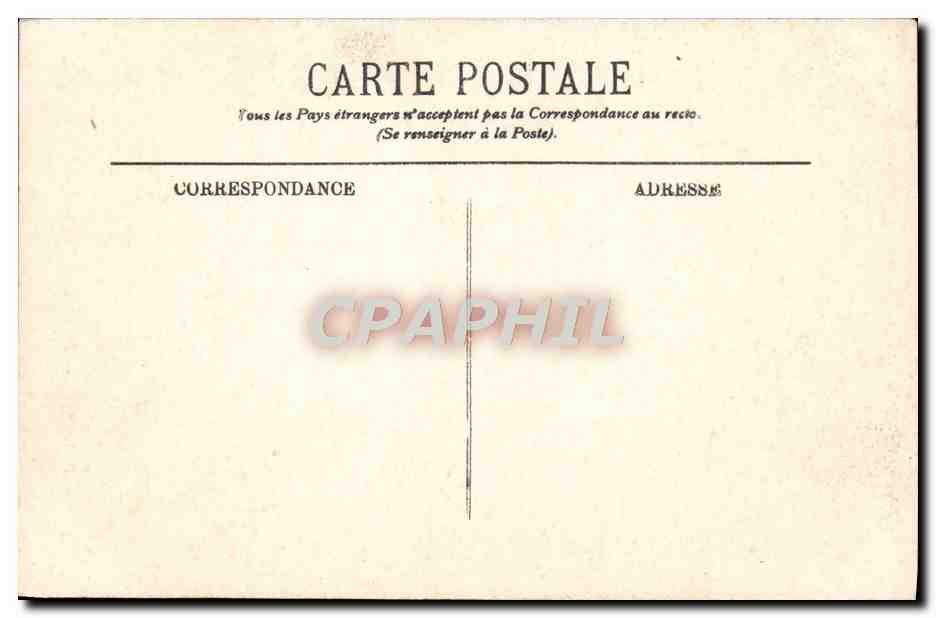 CPA Bayonne La Statue Du Cardinal Lavigerie — Verso