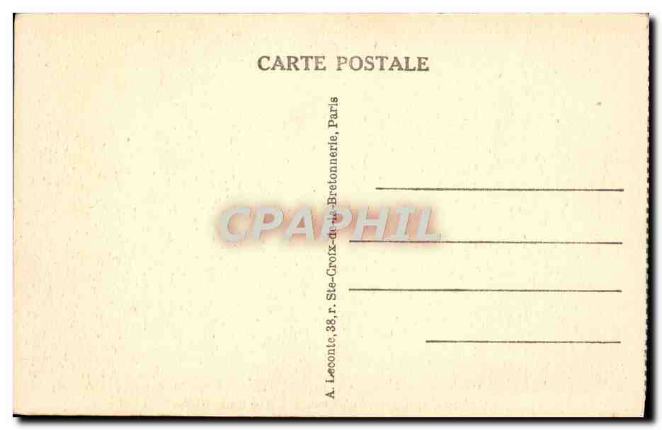 CPA Paris Grand Palais  — Rückseite