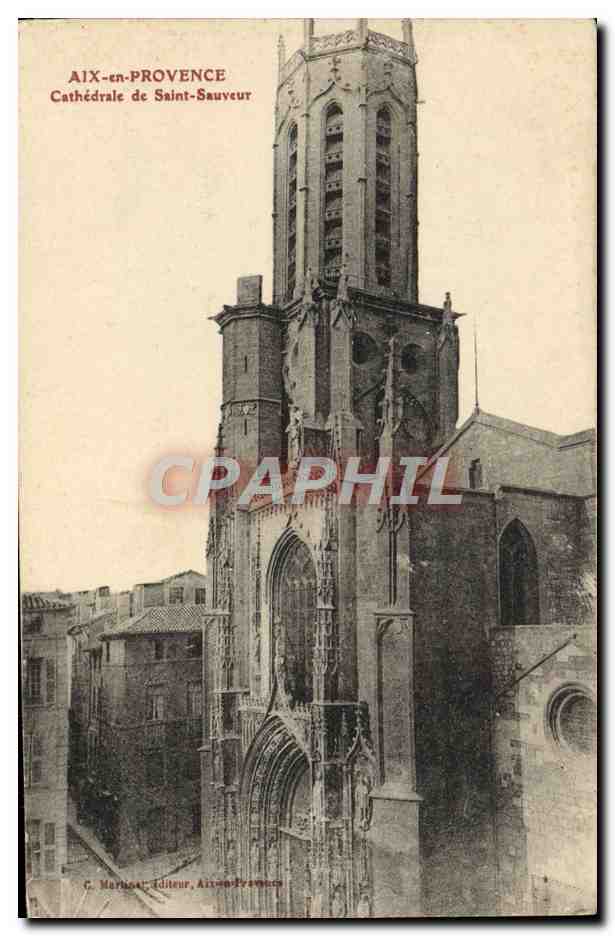 Aix-en-Provence — Cathédrale de Saint-Sauveur — G. Marquet, Éditeur, Aix-en-Provence