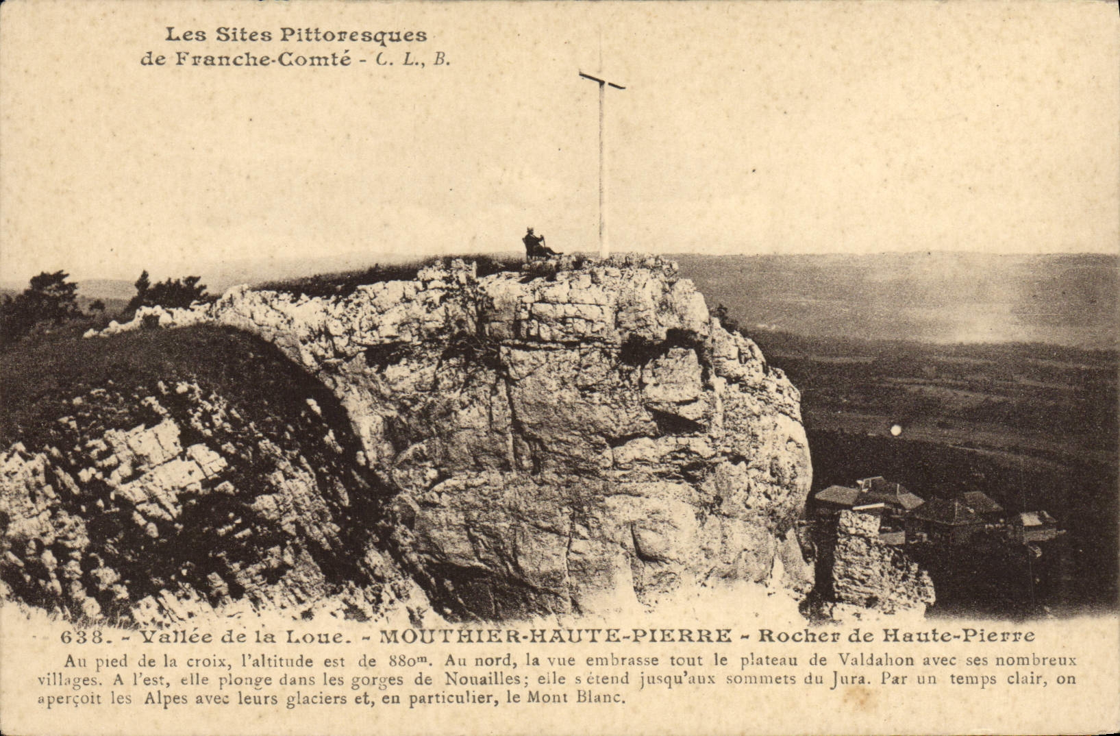 Vallée de la Loue - Rocher de Haute-Pierre - MOUTHIER-HAUT-PIERRE — C. L. B.