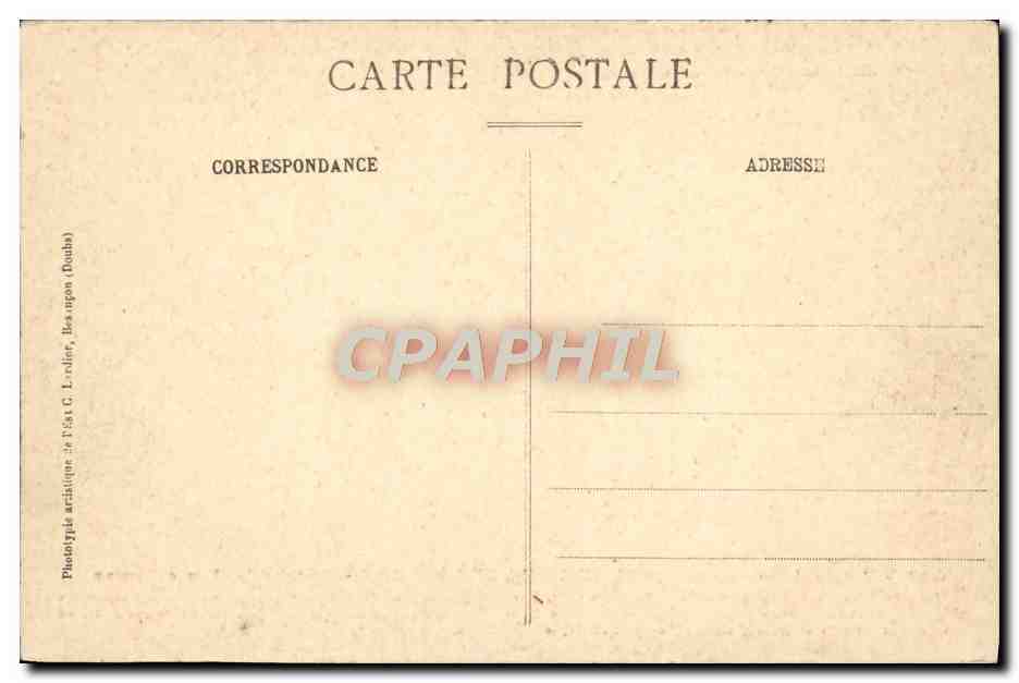 Vallée de la Loue - Rocher de Haute-Pierre - MOUTHIER-HAUT-PIERRE — C. L. B. — Reverso